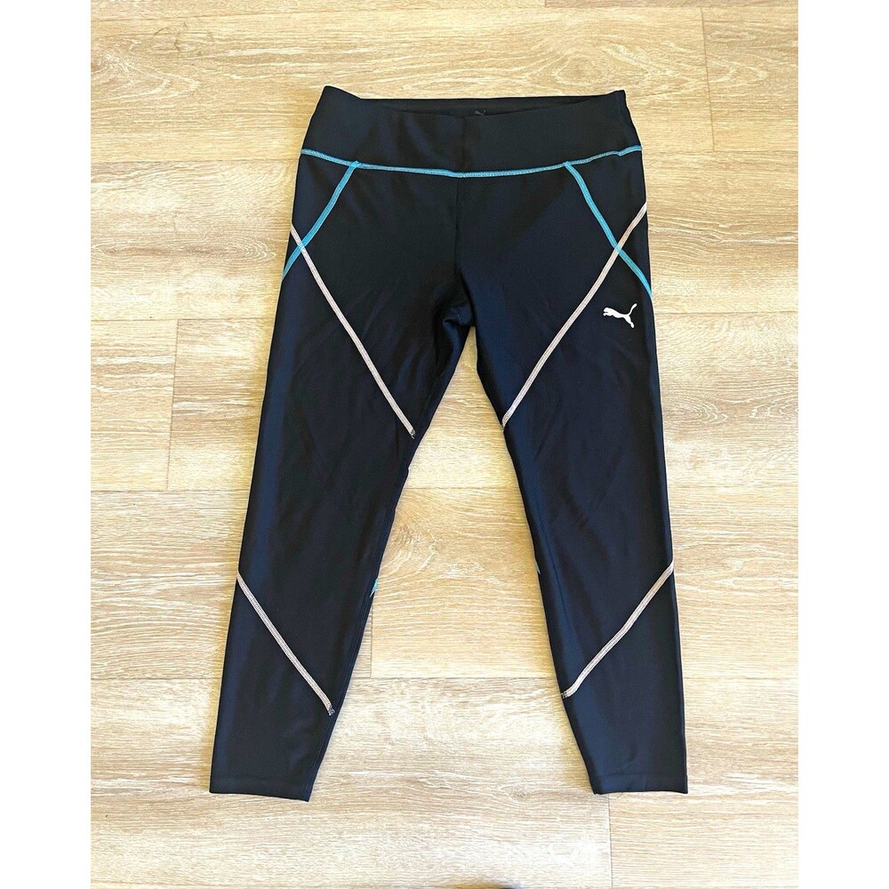 PUMA Women’s Black Compression Leggings Size Large